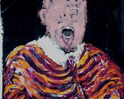 LAUGHING POPE 1 - 40" x 30"